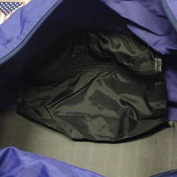 Purple Travel Gym Bag with Shoulder Strap - Picture 11 of 13